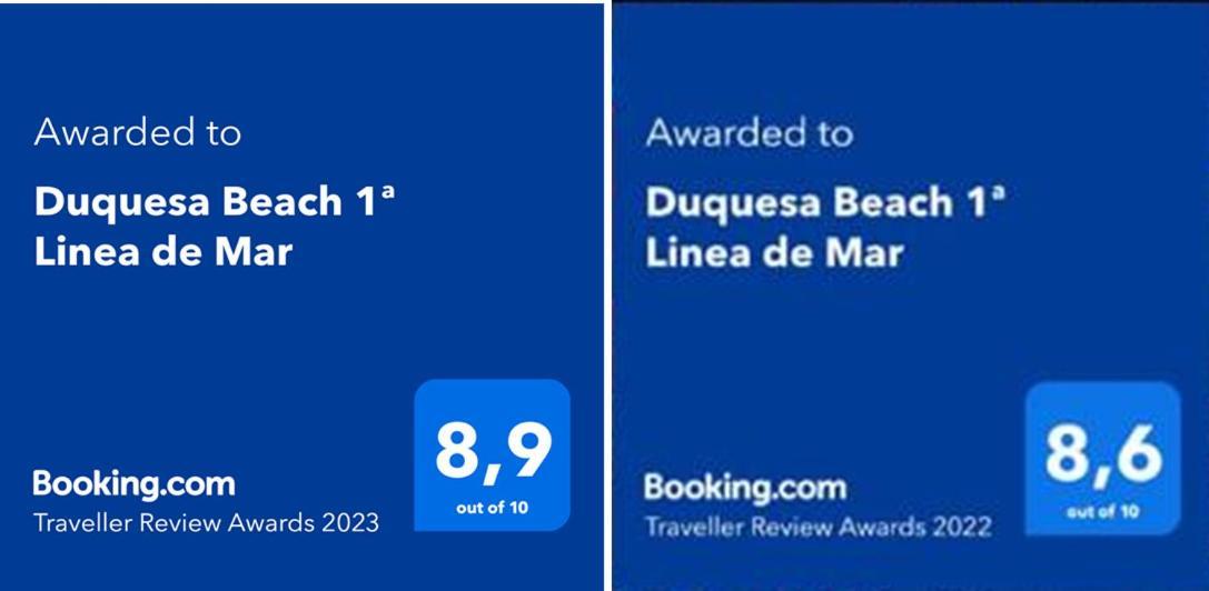 Duquesa Beach 1ª Linea De Mar 또레비에하 외부 사진